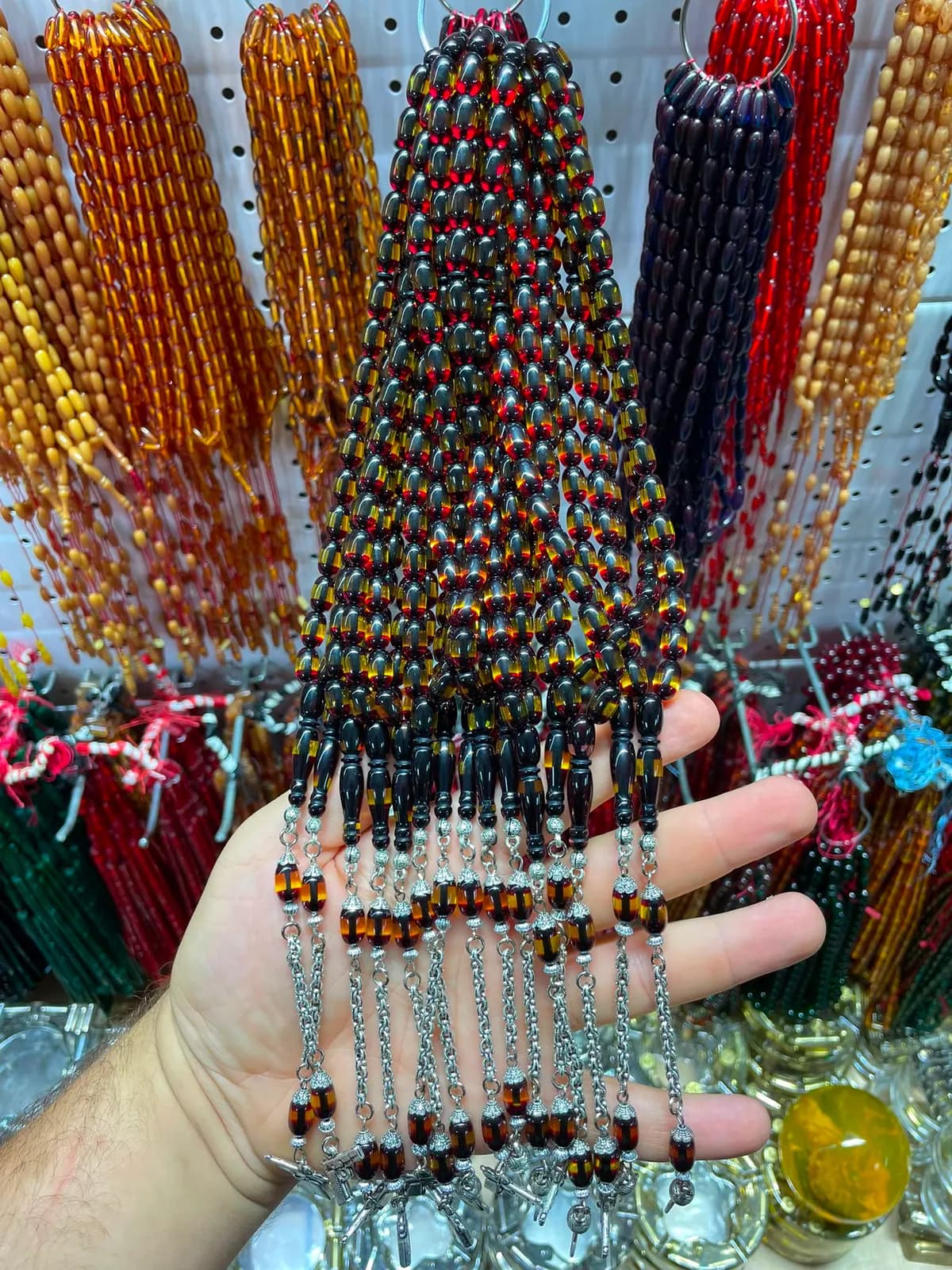 Toz Kehribar Tesbih — Kahve No.11