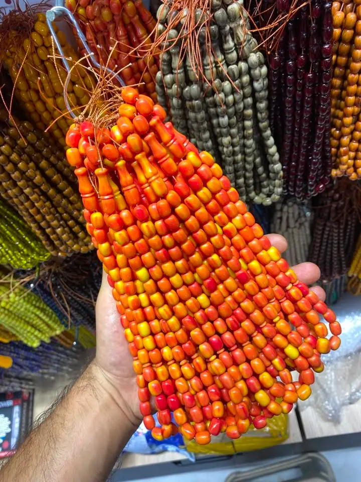 مسبحة الباغة النازفة — برتقالي محروق رقم 08